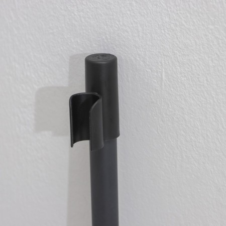Floor brush with an etna scoop, gray color-3