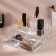 Organizer for storage, 9 sections, with a drawer, 18.5 × 10 × 11.5 cm, in a cardboard box, the color is transparent