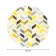 The tablecloth “Zigzag's paints”, round, Saten, d = 150 cm
