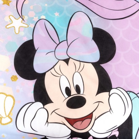 Crystick children's "Minnie MERMAID", Minnie Mouse, 143x215 cm, 100 % cotton, Poplin-1
