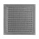 Ventilation grate Zein Lux RM2525CR, 250 x 250 mm, with a grid, metal, silver