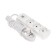 Extension cord Premium 3 nests, 3m, 3x1.5mm², s/h, 2 USB, white rexant