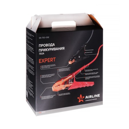 Starting wires Airline Expert, 750 A, 5 m, 12/24 V, SA-750-05E-6