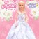 Model doll articular "Bride Anna", in a dress