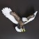 Suspending decor "Eagle flying" 32x53cm