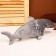 Soft toy "Shark", 39 cm, color gray color