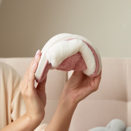 Women's slippers, size 36-37, pink color-9