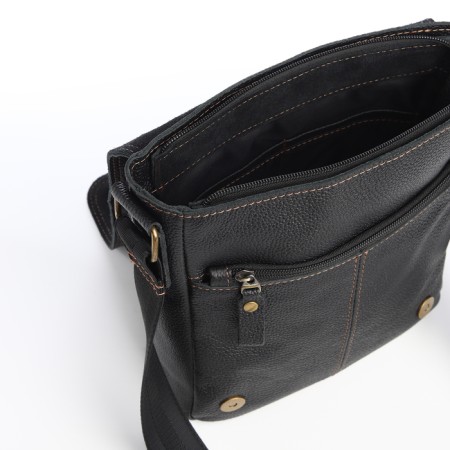 Male bag, xl zolo, black color-4