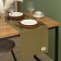 Path on the table Ethel Kitchen 40x150 cm, green color, 100% cotton, sarzha 220 g/m2