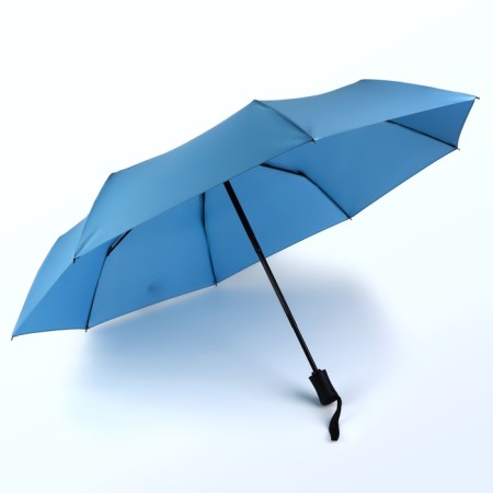 Automatic "plain" umbrella, eondon, 3 additions, 8 knitting needles, r = 47 cm, blue color-2