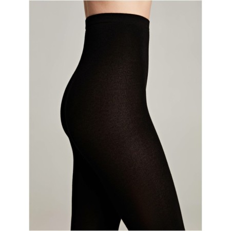 Women's tights Cotton, size 4, color Nero-1