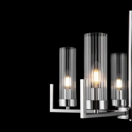 Suspended lamp Freya Fr5214PL-05CH ADELINE, 550x550x730 mm, E14, 5x60W, color chromium-8