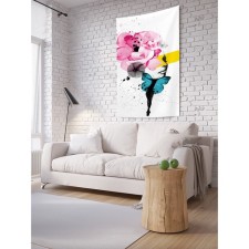 Decorative panel with photo printing 