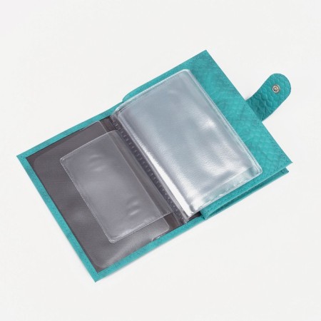 Cover for auto documents on the button, the color is turquoise-2