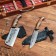Set with skewers "Mountain Spirit" Case, Sharpura, two knives