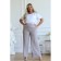 Female trousers, size 52, light gray color