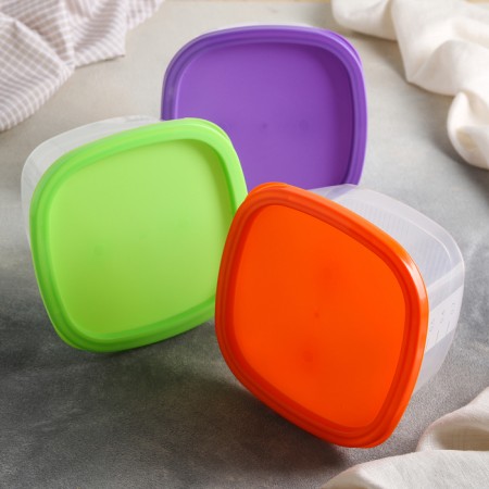 Container for products with a measuring scale "Biofresh", 900 ml, color mix-4