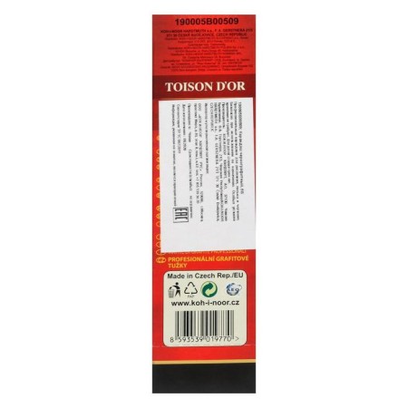 Pencil Professional Chernographic 2.5 mm, KOH-I-NOOR 1900 5V, L = 175 mm-3