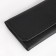 Women's wallet on the button, black color