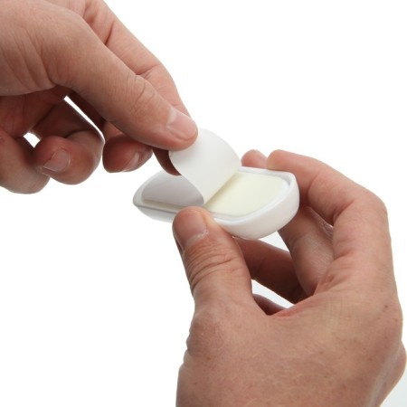 Furniture handle self -adhesive cappio, l = 106 mm, plastic, white color-2