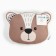 Pillow decorative baby I am "Bear", 37x27 cm, velor, 250g/m2