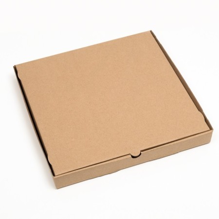 Pizza packaging, brown, 31 x 31 x 3.5 cm, set 10 pcs-1