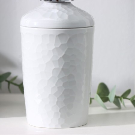 Disator for liquid soap Tule, 350 ml, d = 7.7 cm, h = 16.7 cm, the color is light gray-1