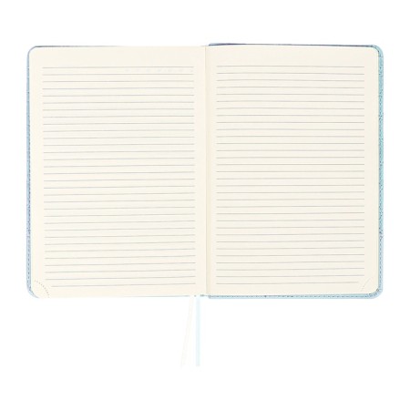The diary is low, A5, 136 sheets, leatherette, Devente. Tailor, a solid cover with foam rubber, knife, perforation, liesse, block 70%, blue-12