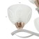 Baalin chandelier 5he27 40w is white 54x54x56 cm Bayerlux