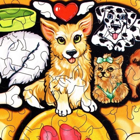 Puzzle "Dogs"-1