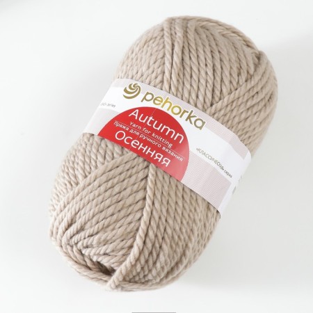 Autumn yarn 25% wool, 75% pan 150m/200g (43-suction flax)-1