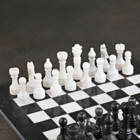 Chess "Elite", white/black, board 40x40 cm, onyx-1