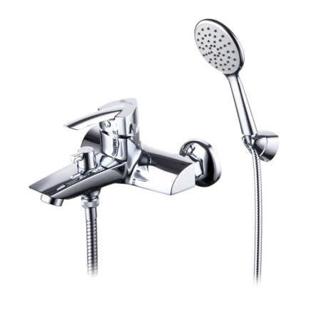 Lemark Mars LM3514C bath mixer, single -leaf, pour 193 mm, watering can, chrome