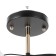 Assel chandelier 2he27 40W black and gold 46x20x27 cm