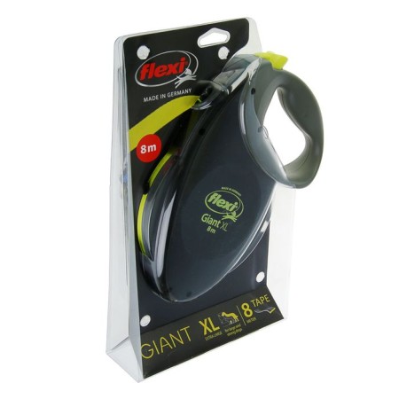 Roulette Flexi Giant Neon XL (from 50 kg) belt 8 m, black-1