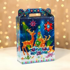 New Year. Gift box New Year's gift 