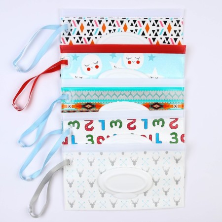 Container for napkins with a loophole "Stroller", color mix-9