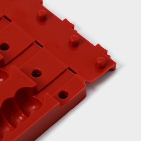 Form for candy "Bank", silicone, 19 × 11 × 2 cm, 5 cells (6 × 2.6 cm), color mix-10