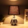 Table lamp "Kira" 1x40W E27 Black/White 25x25x38, 5cm