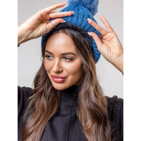 Female ISee hat, size 52-56, blue color-2