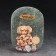 Magnet "Brownie. For good luck", 10x7 cm, coil, gypsum