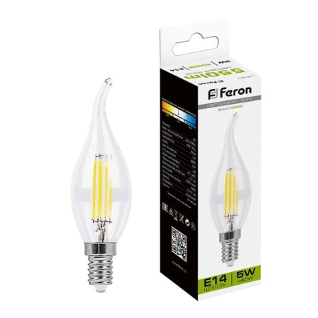LED LED Feron, E14, 5 W, 230 V, white light