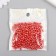 Glass beads 6/0 "chameleon. Red-orange" effect of ceramics 30 grams