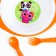 A set of children's utensils "Very tasty", a plate on a suction cup 250ml, fork, spoon