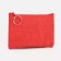 Women's wallet with lightning, red color