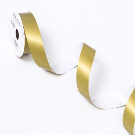 Ribbon for decor and gifts Kraft "Gold" 2cm x 5 m-2