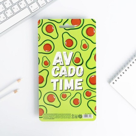 Chancellery set "Hello Avocado": magnetic bookmarks 2 pcs and pen-2
