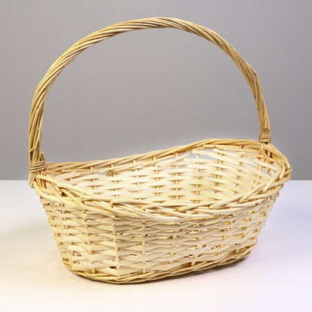 Wicker basket, 38 x 30/15 x 12 x 38 cm, willow-1
