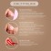 Gel tips for nail extension, 240 pcs, an oval shape, full matte coating, in a container, a transparent color