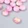 Beads for creativity plastic "Marble. Pink" set of 15 pcs 1.7x1.7x1 cm